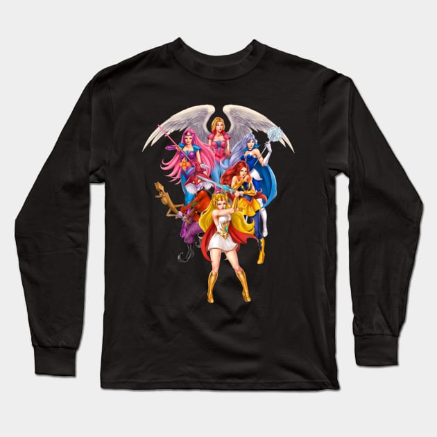 the princess of power Long Sleeve T-Shirt by ekkimu